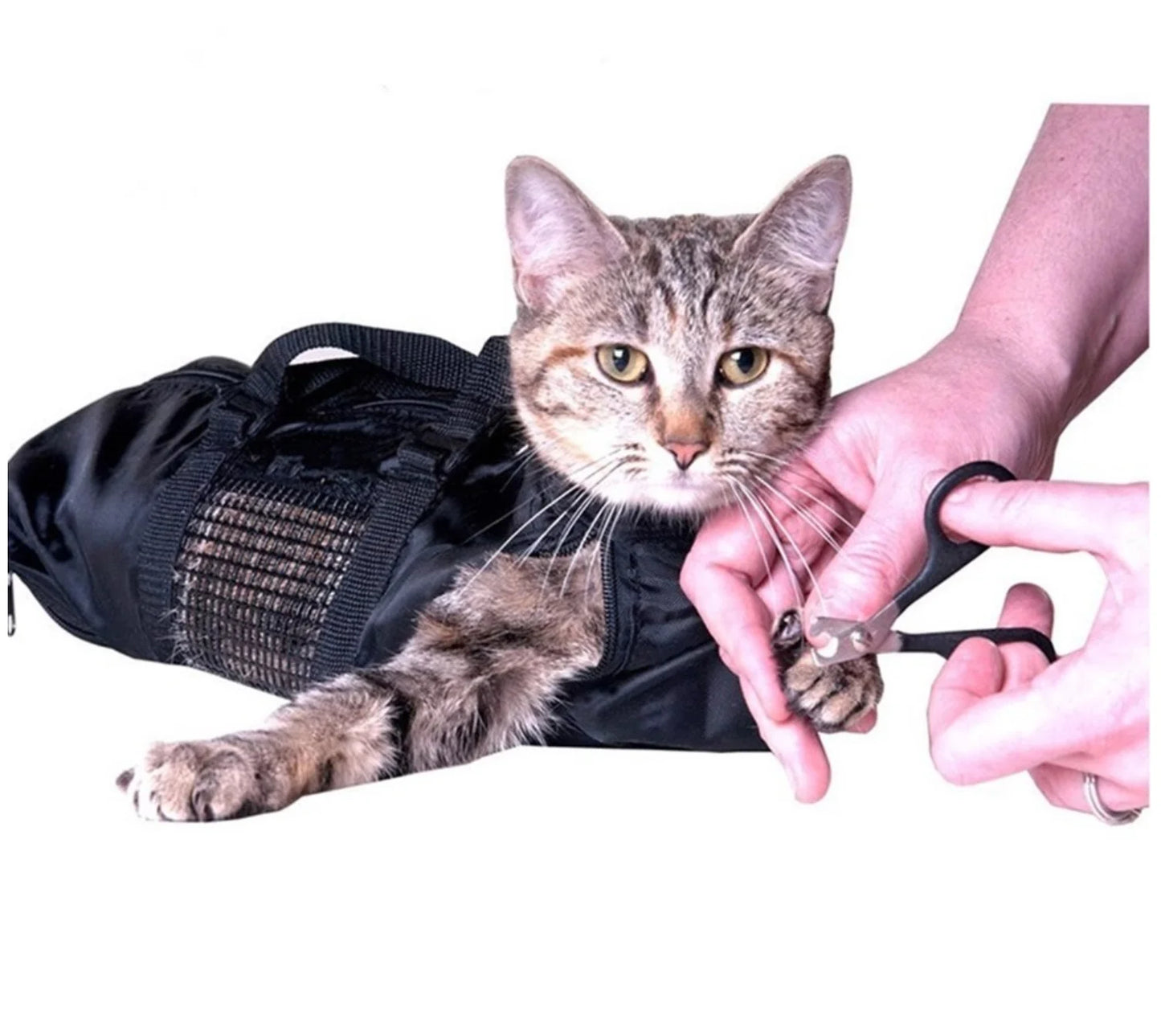 Ultimate Cat Grooming Bag - Anti-Scratch Bathing Restraint for Stress-Free Washing!