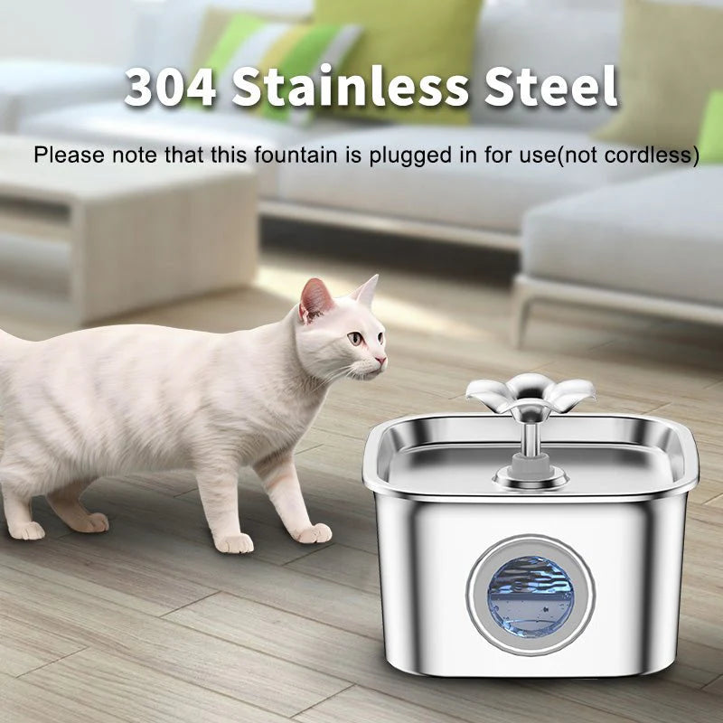 HEYBO Automatic Pet Water Dispenser and Fountain for Multiple Dogs