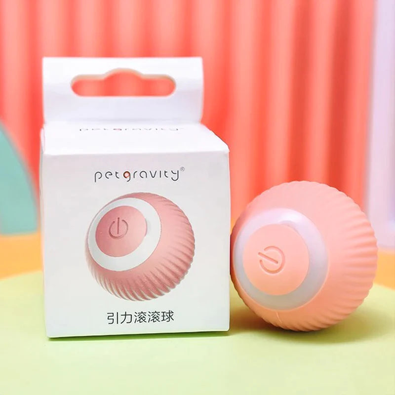 Smart Electric Rolling Ball Toy for Small Dogs and Cats - Interactive Self-Moving Pet Accessory