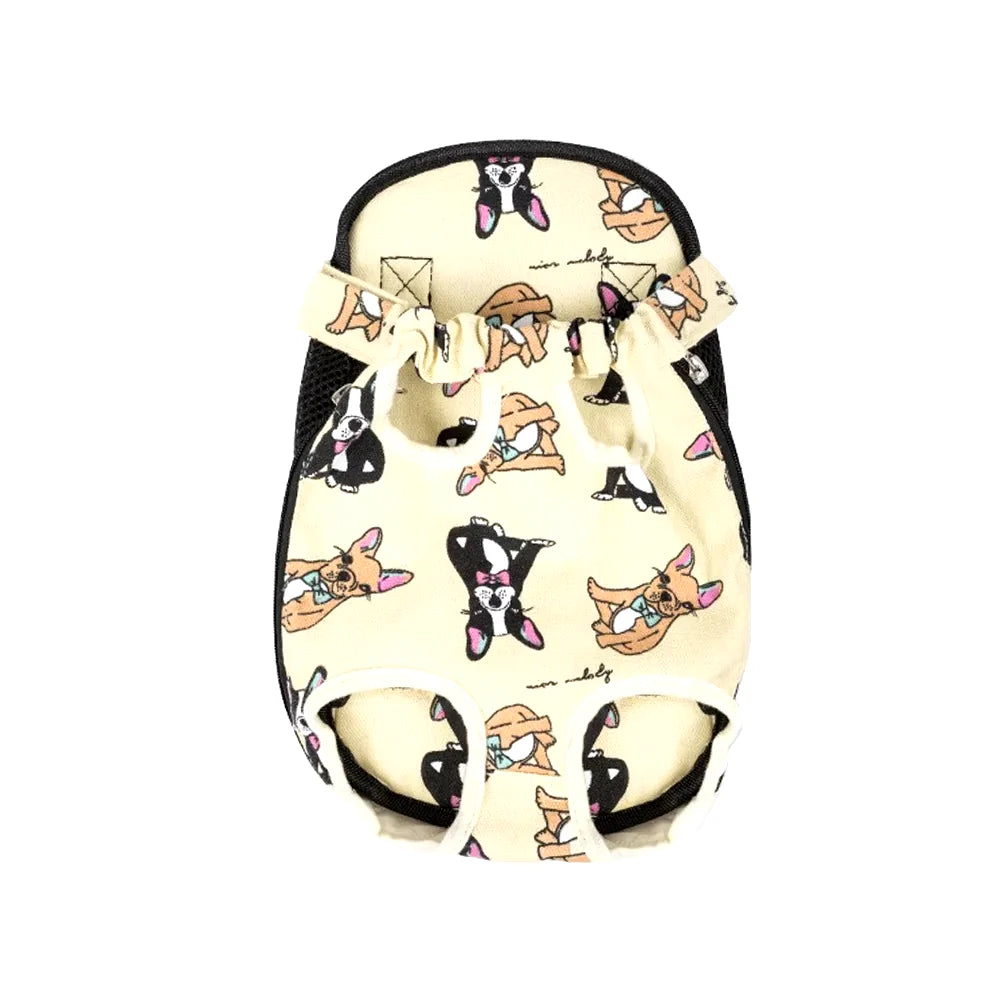 Adjustable Pet Carrier Backpack for Cats and Dogs - Portable Outdoor Travel Bag for Camping and Hiking