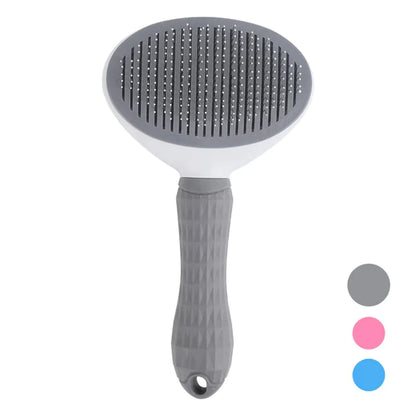 Self-Cleaning Pet Hair Removal Slicker Brush for Cats and Dogs - Ultimate Grooming Tool and Accessory