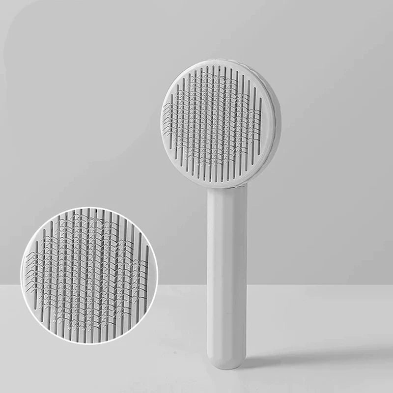 Self-Cleaning Pet Hair Removal Slicker Brush for Cats and Dogs - Ultimate Grooming Tool and Accessory