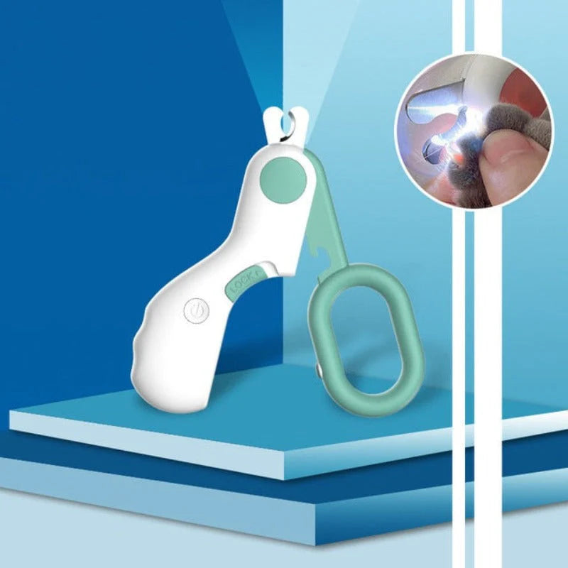 Ultimate Pet Nail Clipper with LED Light - Precision Grooming Scissors for Safe & Easy Claw Care