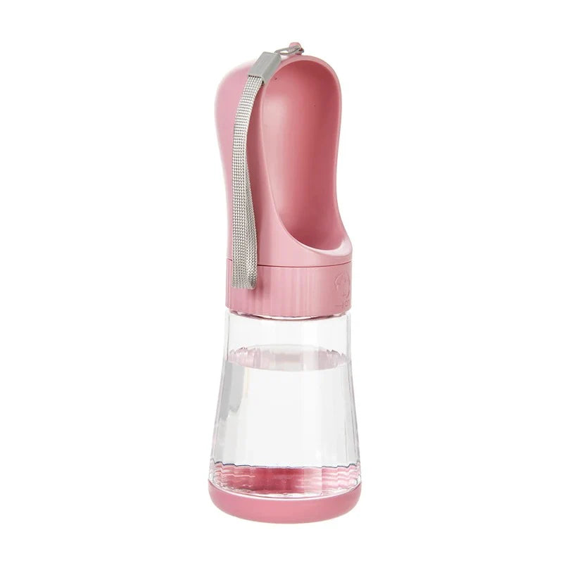 2-in-1 Portable Dog Water Bottle & Food Container - Travel-Friendly Pet Water Dispenser for All Dogs & Cats