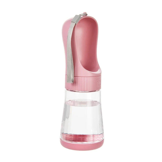 2-in-1 Portable Dog Water Bottle & Food Container - Travel-Friendly Pet Water Dispenser for All Dogs & Cats