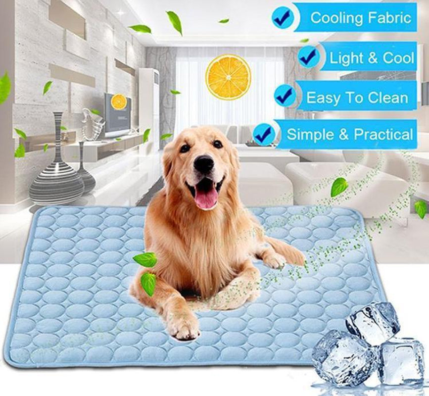 Cooling Ice Silk Nest Pad for Dogs and Cats - Ideal for Summer Comfort