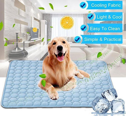 Cooling Ice Silk Nest Pad for Dogs and Cats - Ideal for Summer Comfort