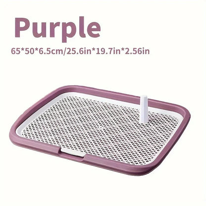 Ultimate Dog Potty Training Solution - Reusable Plastic Pee Pad Holder with Removable Net for Easy Cleanup