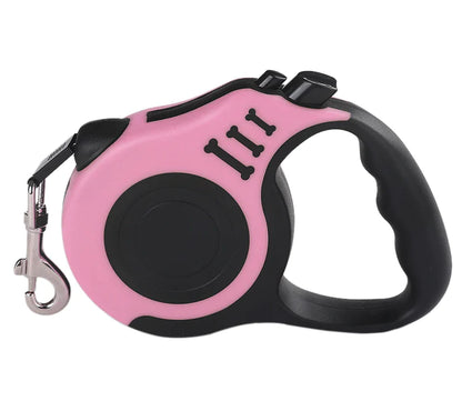 16.5FT Automatic Retractable Dog Leash with Collar for Effortless Walking - Free Shipping in the US