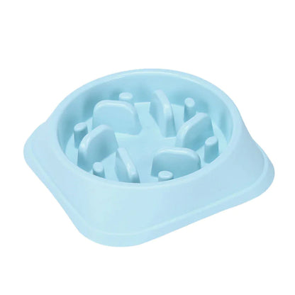 Non-Slip Slow Feeder Bowl for Small Dogs and Cats - Choke-Proof Pet Food Dish