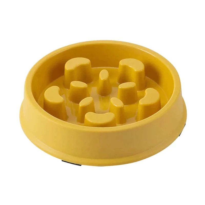 Non-Slip Slow Feeder Bowl for Small Dogs and Cats - Choke-Proof Pet Food Dish