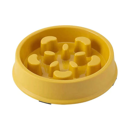 Non-Slip Slow Feeder Bowl for Small Dogs and Cats - Choke-Proof Pet Food Dish