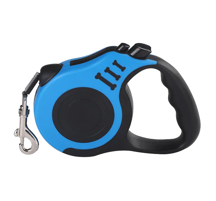 16.5FT Automatic Retractable Dog Leash with Collar for Effortless Walking - Free Shipping in the US