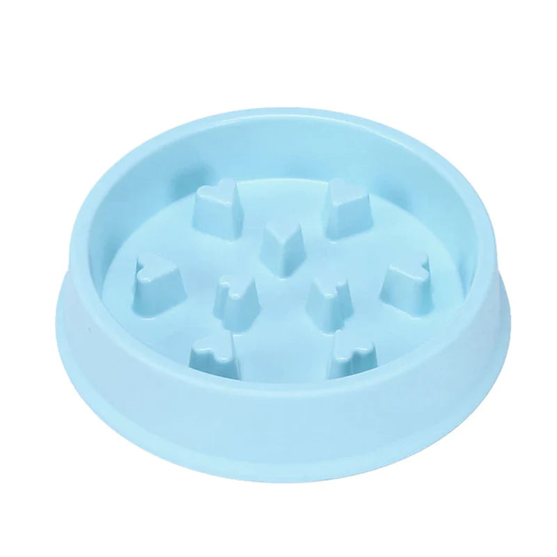 Non-Slip Slow Feeder Bowl for Small Dogs and Cats - Choke-Proof Pet Food Dish