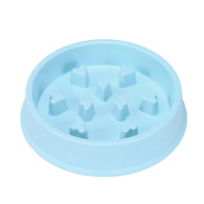 Non-Slip Slow Feeder Bowl for Small Dogs and Cats - Choke-Proof Pet Food Dish