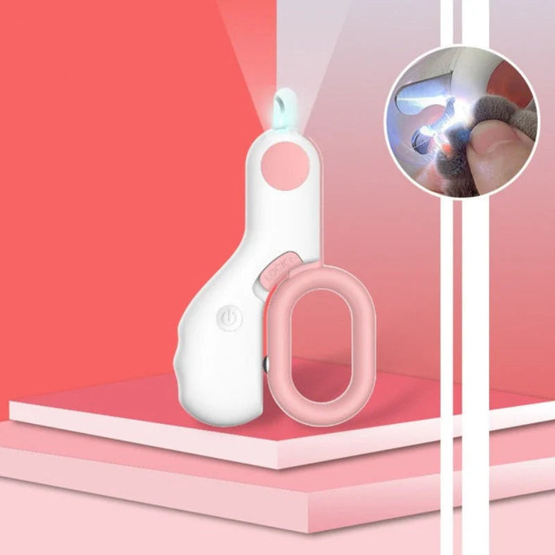 Ultimate Pet Nail Clipper with LED Light - Precision Grooming Scissors for Safe & Easy Claw Care
