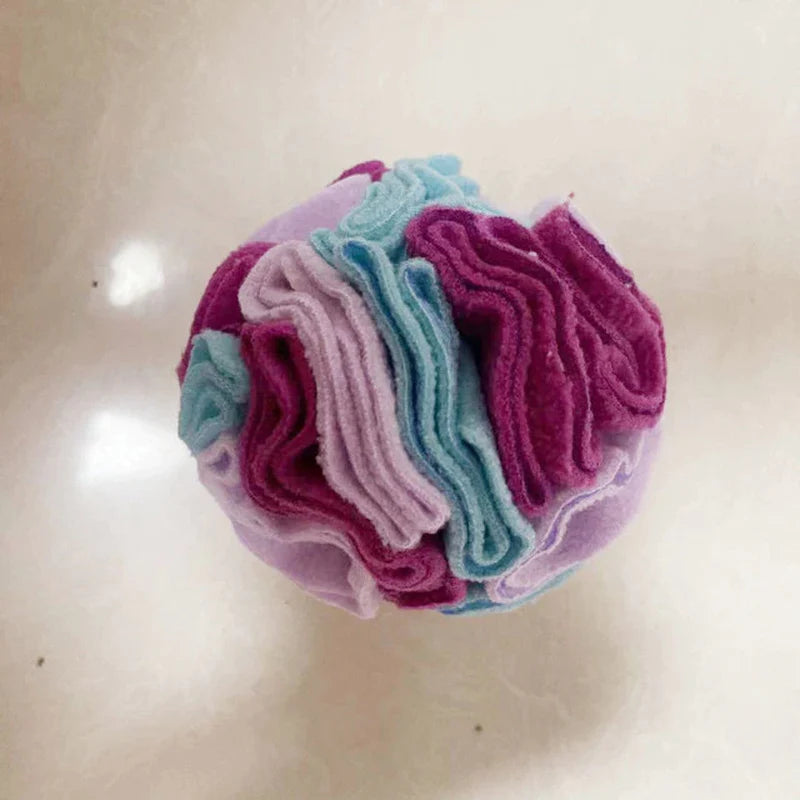Interactive Snuffle Ball Dog Puzzle Toy - Boost IQ & Slow Feed for Cats and Dogs