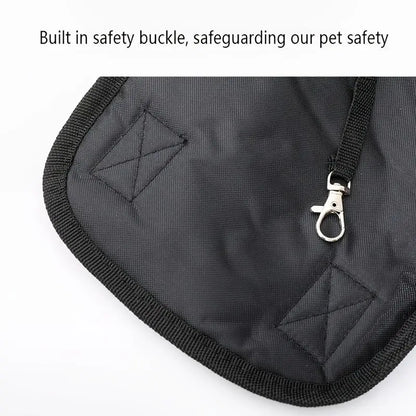Portable Breathable Pet Carrier Backpack with Double Shoulder Mesh Design for Outdoor Activities - Durable and Lightweight Construction