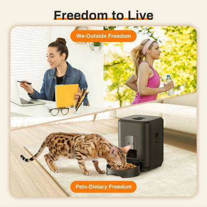 HEYBO Automatic Smart Pet Feeder | 2L Capacity for Cats and Dogs