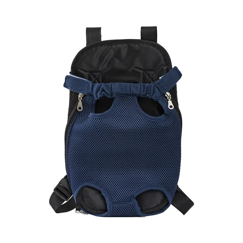 Adjustable Pet Carrier Backpack for Cats and Dogs - Portable Outdoor Travel Bag for Camping and Hiking