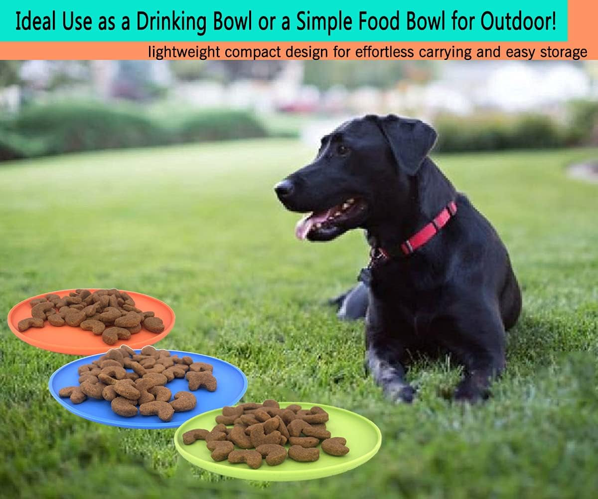 Ultimate Dog Flying Disc Set - 3 Soft Rubber Interactive Flyers for All Dog Sizes, Water-Friendly & Gentle on Teeth