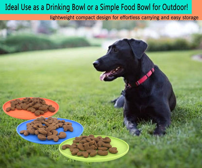 Ultimate Dog Flying Disc Set - 3 Soft Rubber Interactive Flyers for All Dog Sizes, Water-Friendly & Gentle on Teeth