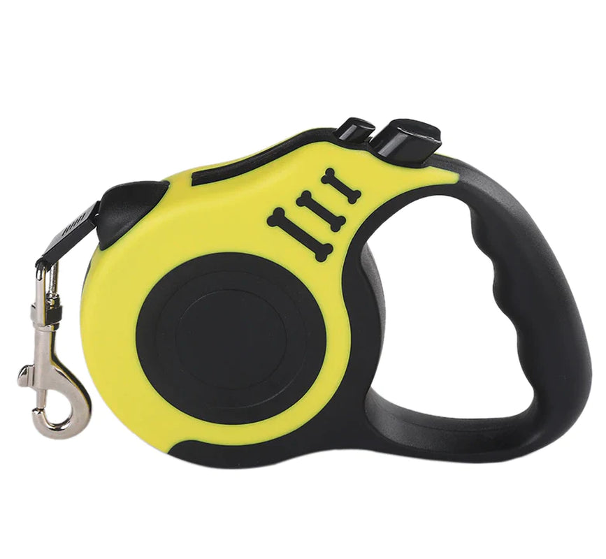 16.5FT Automatic Retractable Dog Leash with Collar for Effortless Walking - Free Shipping in the US