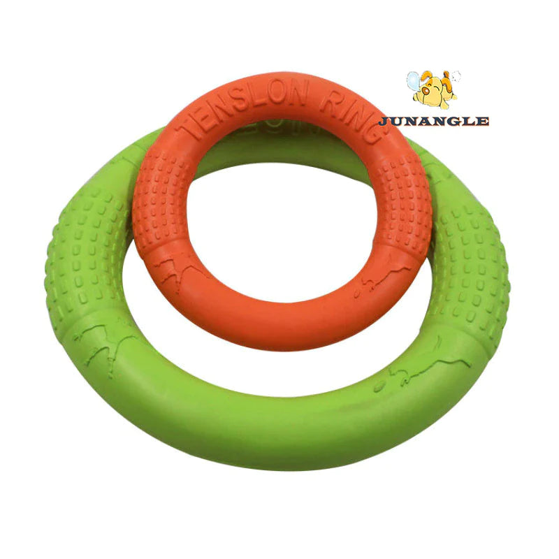 Durable 18CM EVA Dog Flying Disc - Interactive Outdoor Toy for Training and Play