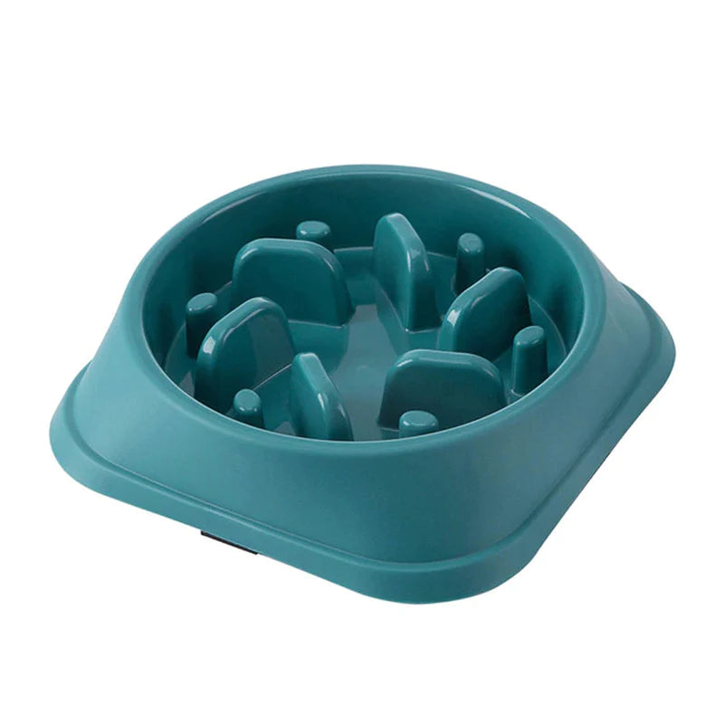 Non-Slip Slow Feeder Bowl for Small Dogs and Cats - Choke-Proof Pet Food Dish