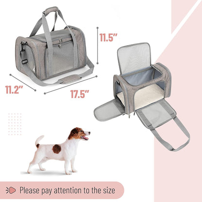 Ultimate Soft-Sided Pet Carrier for Cats and Dogs - Perfect for Travel and Comfort