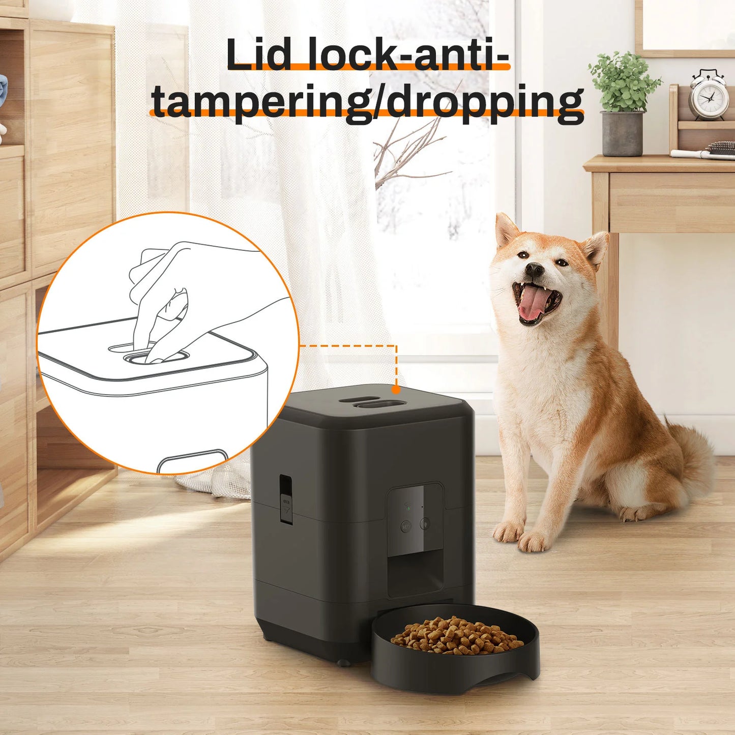 HEYBO Automatic Smart Pet Feeder | 2L Capacity for Cats and Dogs
