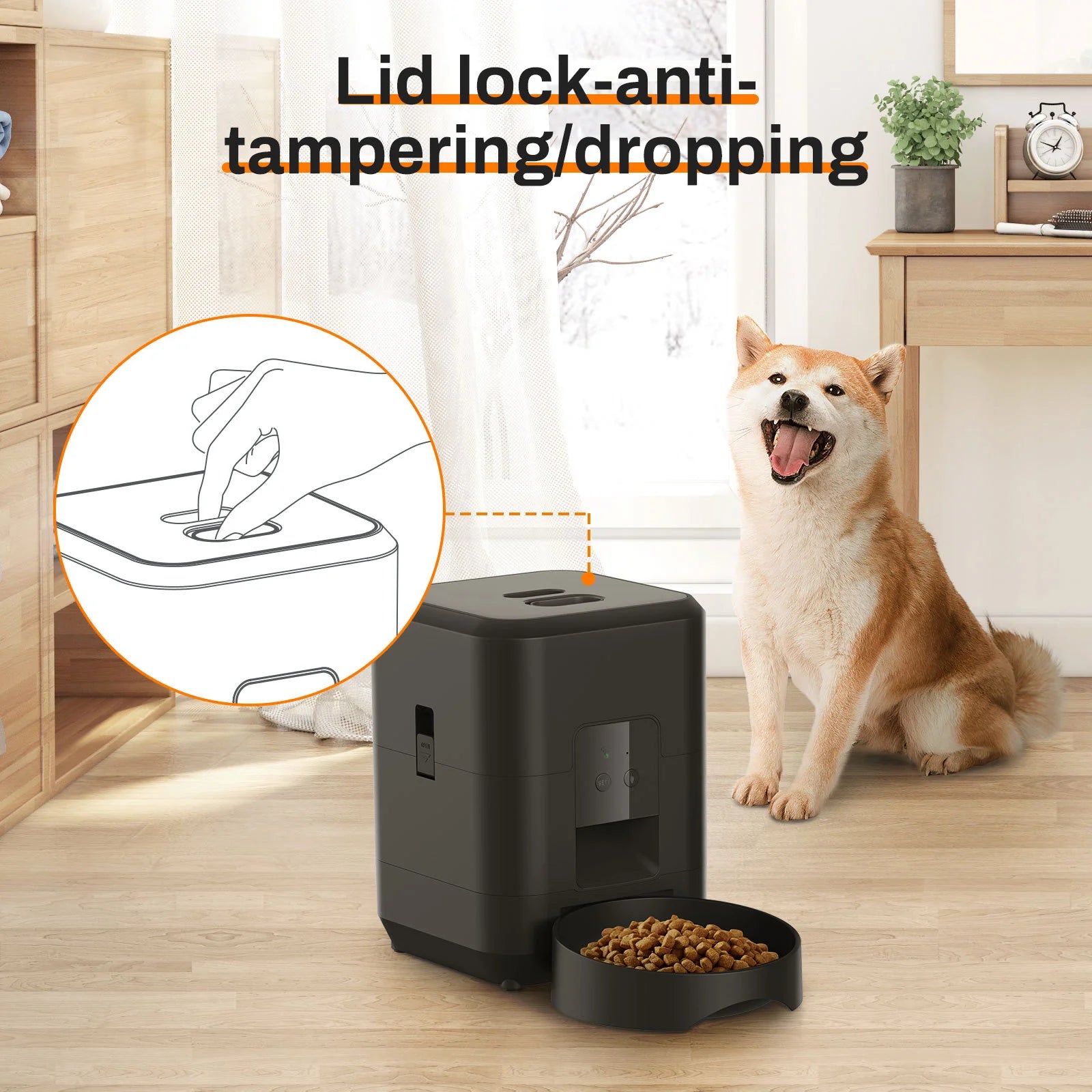 HEYBO Automatic Smart Pet Feeder | 2L Capacity for Cats and Dogs