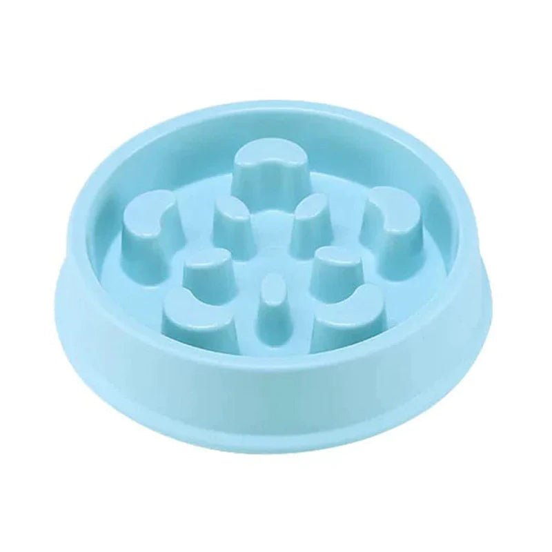 Non-Slip Slow Feeder Bowl for Small Dogs and Cats - Choke-Proof Pet Food Dish