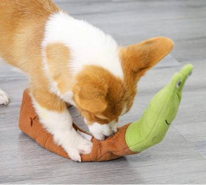 Interactive Pet Snail Plush Toy for Dogs - Sniffing Training & Stress Relief, Perfect for All Sizes!