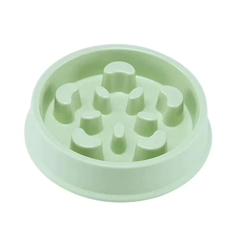 Non-Slip Slow Feeder Bowl for Small Dogs and Cats - Choke-Proof Pet Food Dish