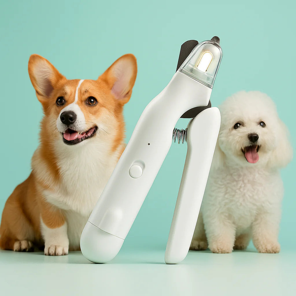 Safetrim LED Pet Nail Clipper - The Ultimate Safe Grooming Tool for Dogs & Cats