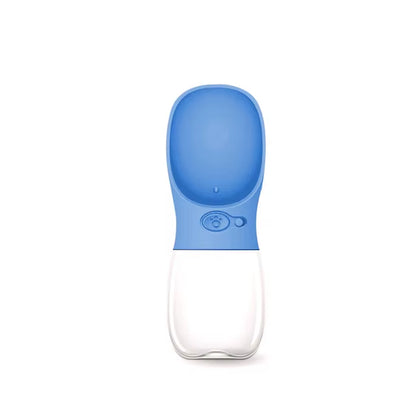 Portable Pet Water Bottle and Feeder for Dogs and Cats - Ideal for Outdoor Travel and Hydration