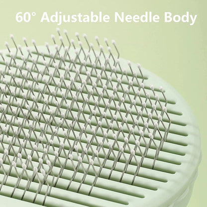 Ultimate Cat Grooming Brush - Effortlessly Remove Loose Fur & Tangles for Happy, Healthy Pets!