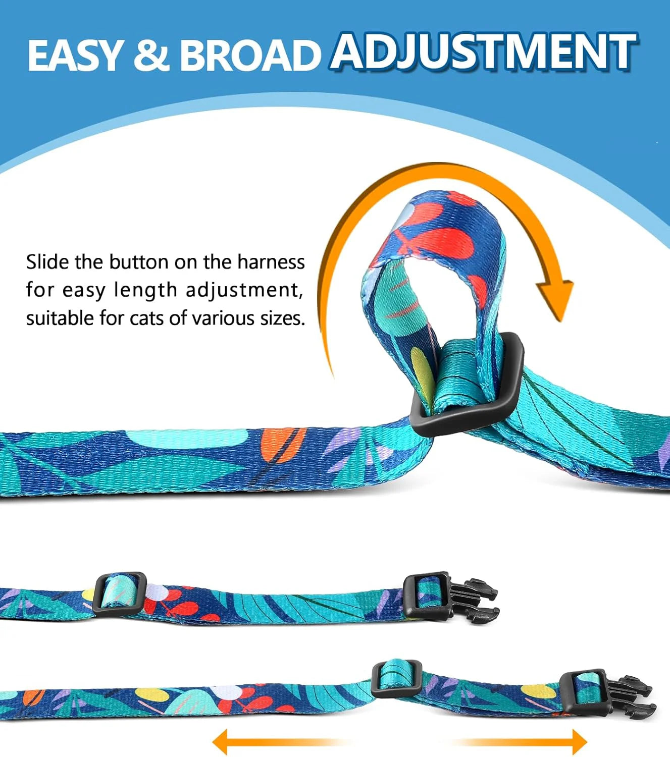 Ultimate Cat Harness and Leash Set - Adjustable, Lightweight, Escape-Proof Comfort for Outdoor Adventures!