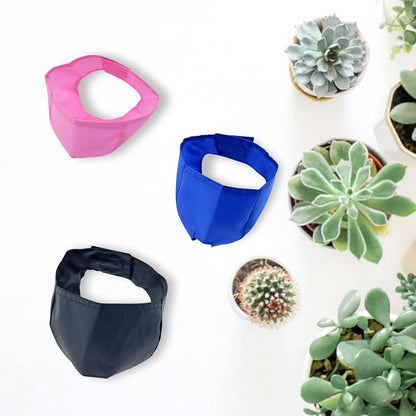 3-Pack Breathable Cat Muzzles - Anti-Bite & Anti-Meow Grooming Restraint Bags for Safe Nail Trimming
