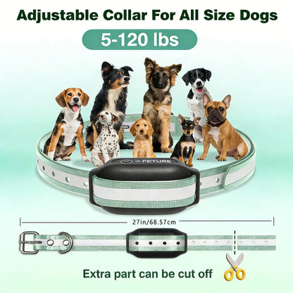 Dual Dog Training Shock Collar with 3300Ft Remote, 3 Training Modes: Beep, Shock, Rechargeable, Adjustable for Medium to Large Dogs (20-150 lbs)