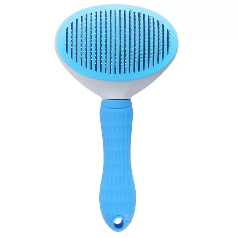 Self-Cleaning Pet Hair Removal Slicker Brush for Cats and Dogs - Ultimate Grooming Tool and Accessory