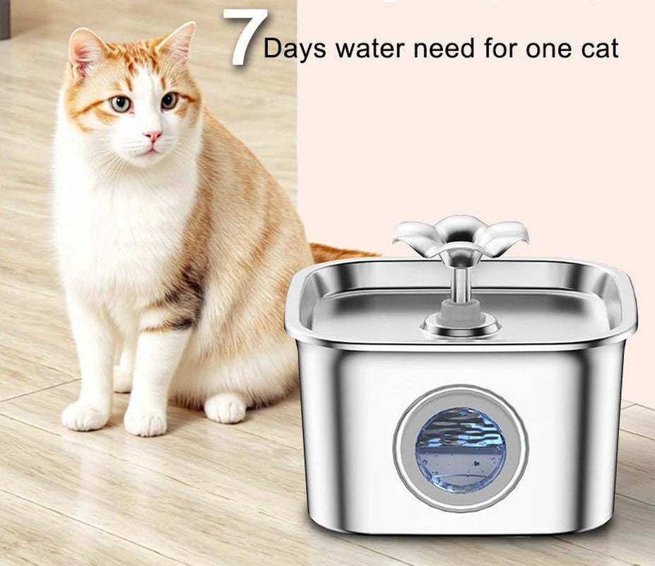 HEYBO Automatic Pet Water Dispenser and Fountain for Multiple Dogs