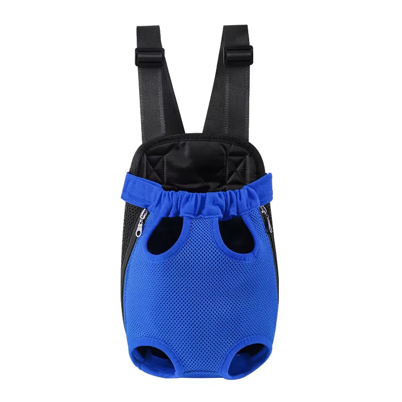 Adjustable Pet Carrier Backpack for Cats and Dogs - Portable Outdoor Travel Bag for Camping and Hiking