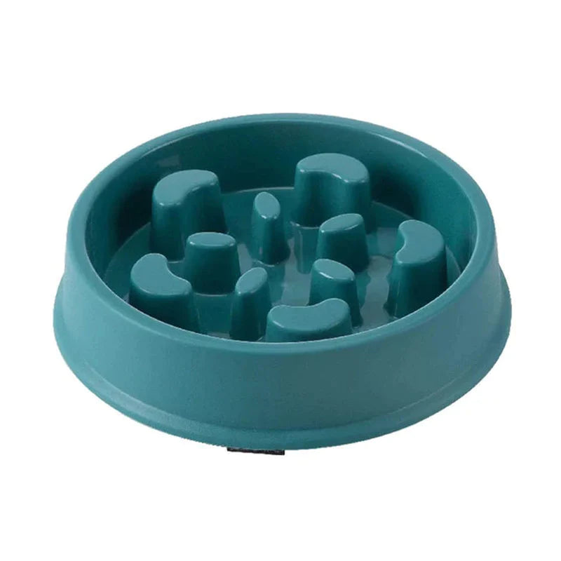 Non-Slip Slow Feeder Bowl for Small Dogs and Cats - Choke-Proof Pet Food Dish