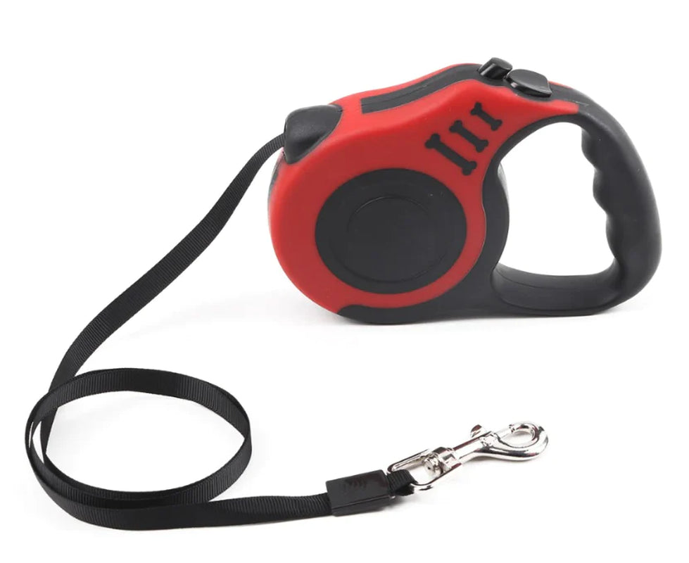 16.5FT Automatic Retractable Dog Leash with Collar for Effortless Walking - Free Shipping in the US
