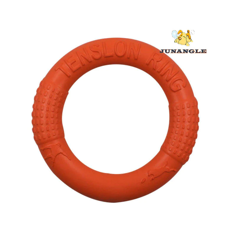Durable 18CM EVA Dog Flying Disc - Interactive Outdoor Toy for Training and Play