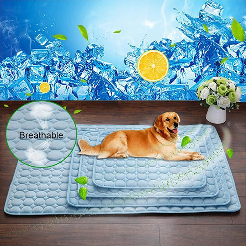 Cooling Ice Silk Nest Pad for Dogs and Cats - Ideal for Summer Comfort