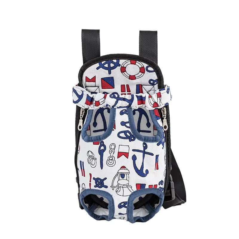 Adjustable Pet Carrier Backpack for Cats and Dogs - Portable Outdoor Travel Bag for Camping and Hiking