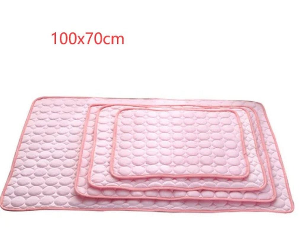 Cooling Ice Silk Nest Pad for Dogs and Cats - Ideal for Summer Comfort